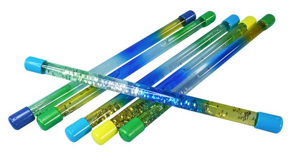 Glitzerpfeife, Schimmerstift, Glitzerstift, Dekostick, Lichtstab