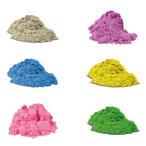 Fließsand, 6 x 1 kg, verschiedene Farben Fließsand, 6 x 1 kg, verschiedene Farben