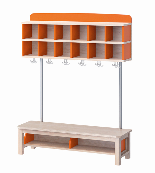 Garderobe, Hakenleiste, Schuhbank, Garderobenbank, Aufbewahrungssystem
