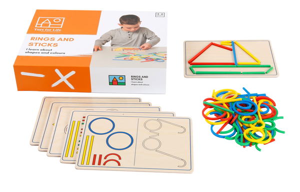 TOYS FOR LIFE rings and sticks - Ringe und Stäbchen, ab 3 Jahre
