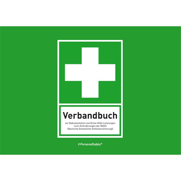 erste-hilfe, verbandsbuch, grün, weißes-kreuz, medizinische-hilfe