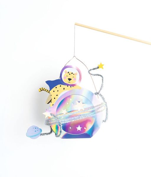 FOLIA Laternen-Bastelset "Space Animals"