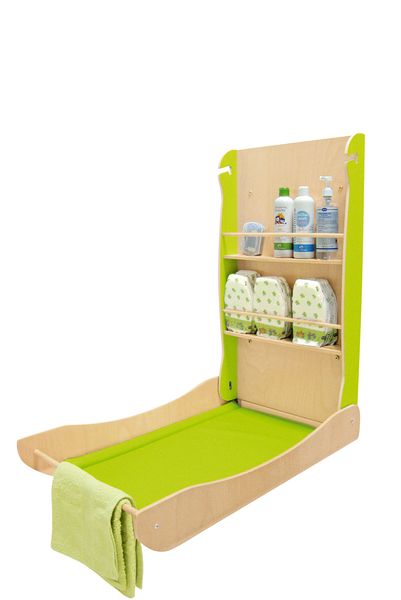 Wandwickeltisch, Holz, 4 Dekore wählbar, für Kinder bis 11 Kg