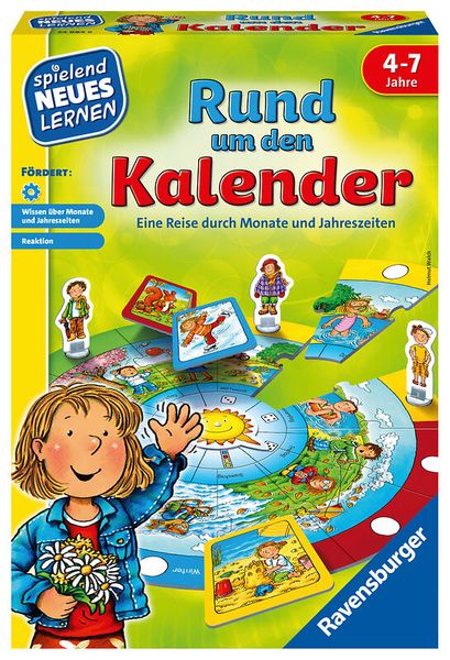 RAVENSBURGER Lernspiele-Set, ab 4 Jahre (3 Spiele)