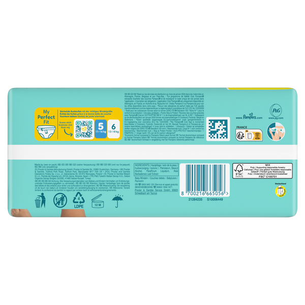 PAMPERS Premium Protection Gr. 5, Junior 11-16 kg, 46 Stk.