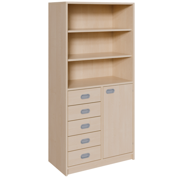 Regal, Schubladen, Schrank, Holz, Regalböden