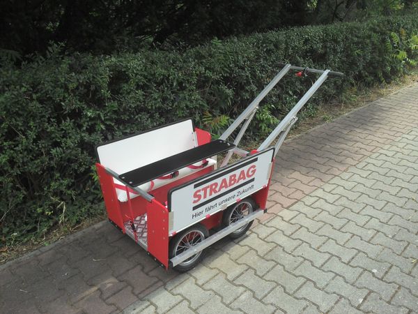 Krippenwagen Fritz Zubehör - seitlicher Werbedruck Krippenwagen Fritz Zubehör - seitlicher Werbedruck