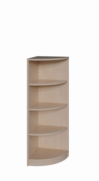 eckschrank, Regal, Holz, Eckenregal, Halbrund