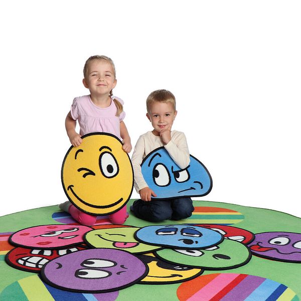 ERZI Circelino LiLaLaune Teppiche, rund, je 40 cm, 12 Stück