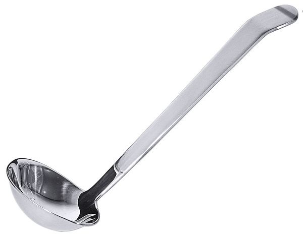 Utensil für die Küche, Schöpfkelle, Rauchrohr