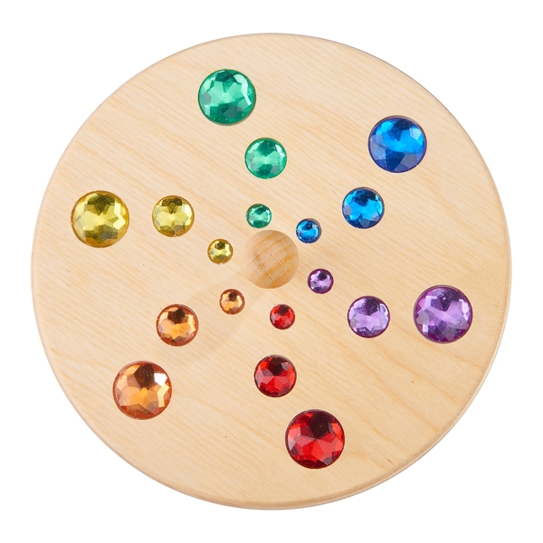 Fantasiekreisel Ø 12 cm, Holz, ab 3 Jahre Fantasiekreisel Ø 12 cm, Holz, ab 3 Jahre