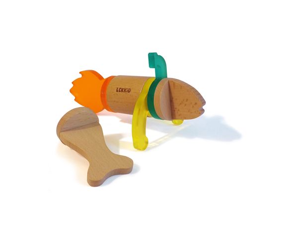 Magnetisches Bauspiel "Imaginary Fauna Snack Fish", 2er-Set Magnetisches Bauspiel "Imaginary Fauna Snack Fish", 2er-Set