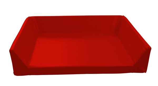 Wickelauflage mit 3-seitiger Aufkantung, Kunstleder, 6 cm hoch, verschiedene Farben/Maße