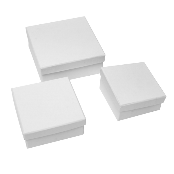 Pappschachtel-Set, 3 Stück, Form wählbar