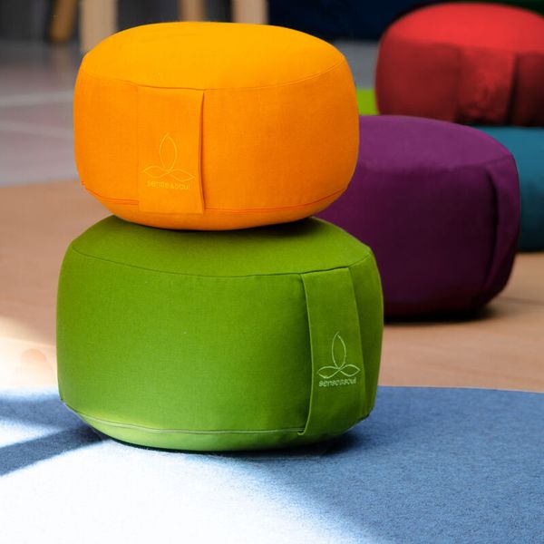 Mira Art Rondo Boden-/ Sitzkissen Normal, Einzeln (SH 15 und 21 cm wählbar), Farbe wählbar