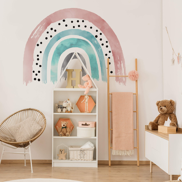 Wandtattoo Regenbogen Watercolor, verschiedene Größen Wandtattoo Regenbogen Watercolor, verschiedene Größen