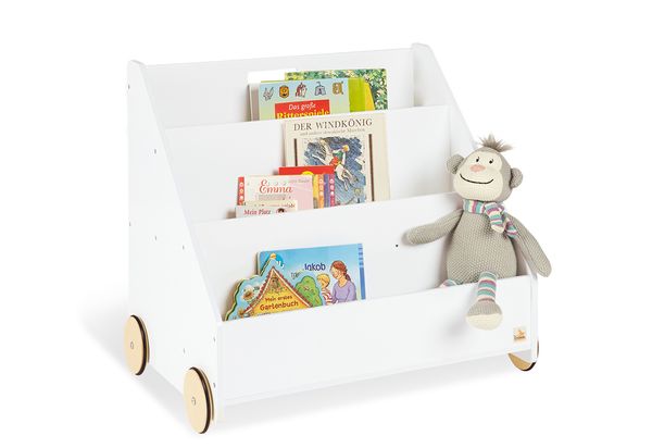 Kinderbuchregal, Holzregal, Bücherregal, Kinderspielzeug, Kleinkindschaukel?