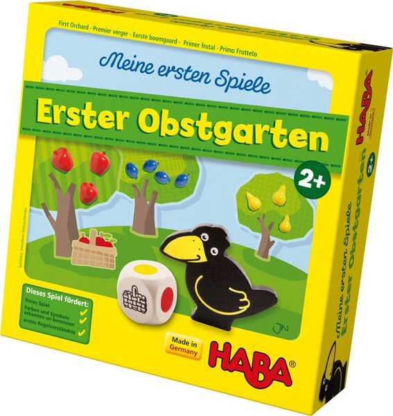 HABA Würfelspiel Erster Obstgarten, 1 - 4 Personen, ab 2 Jahre, Spieldauer 10 Minuten HABA Würfelspiel Erster Obstgarten, 1 - 4 Personen, ab 2 Jahre, Spieldauer 10 Minuten