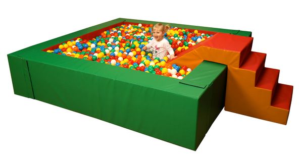 Ballpool, Balls pool, Gepolsterter Spielbereich, Weicher Spielbereich, Kinder-Spielbereich