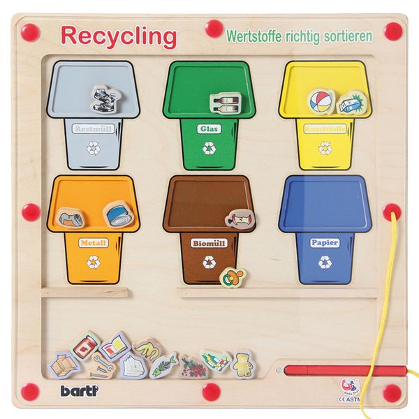 Recycling-Magnetspiel  Recycling-Magnetspiel