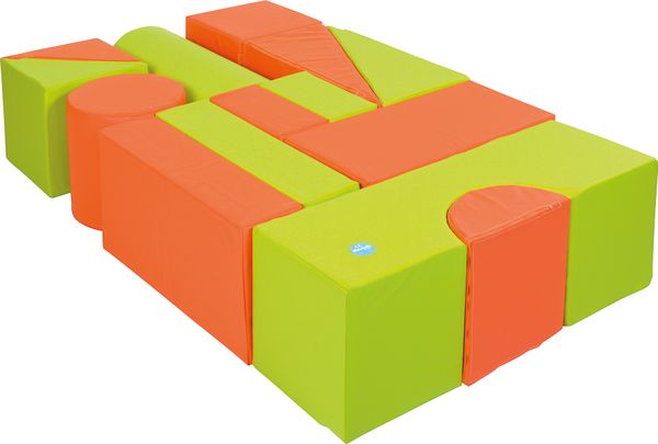 soften de:soft blocks, foam blocks, foam play set, padded blocks, colorful blocks