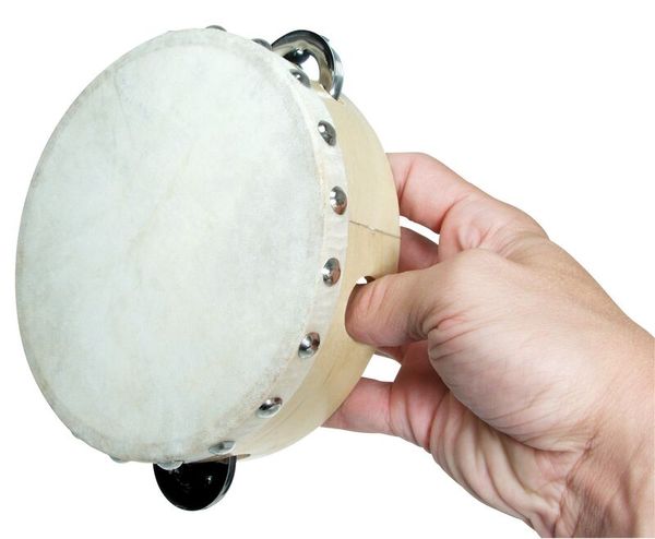 Schellen-Tambourine klein, 15 cm Schellen-Tambourine klein, 15 cm