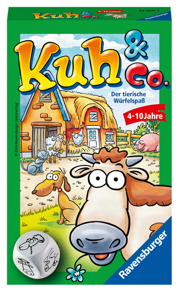 RAVENSBURGER Kuh & Co. das tierische Würfelspiel - Mitbringspiel, ab 4 Jahre RAVENSBURGER Kuh & Co. das tierische Würfelspiel - Mitbringspiel, ab 4 Jahre