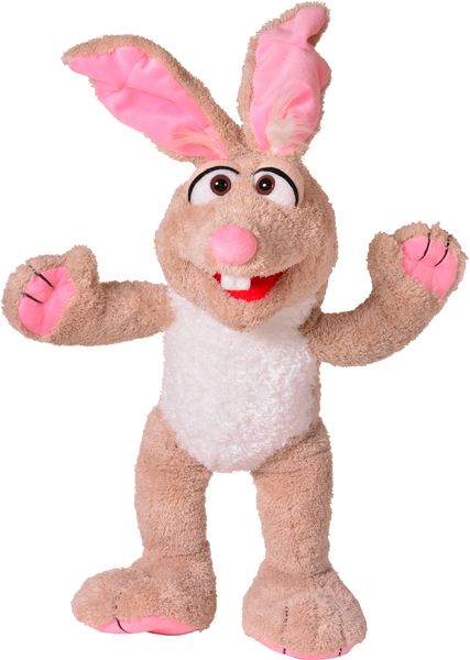 Hase, Plüschfigur, Hoppelhase, Spielzeug, Oberflächenfarben pink