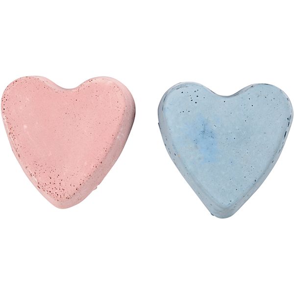 Herzform, Kekseform, Makro-Backform, Pastellfarben, Pastellfarben
