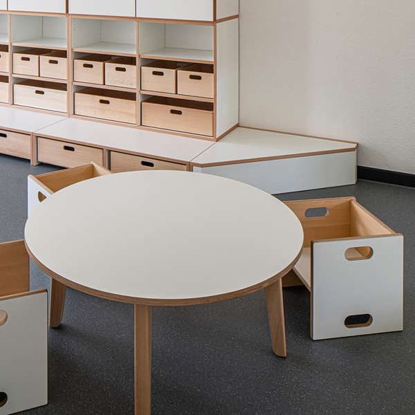 DECOR Runder Tisch, Durchmesser 90 cm, Tischhöhe wählbar DECOR Runder Tisch, Durchmesser 90 cm, Tischhöhe wählbar