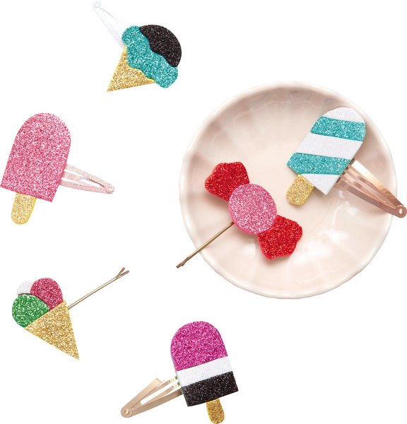 FOLIA Moosgummi Glitter, 20 x 29 cm