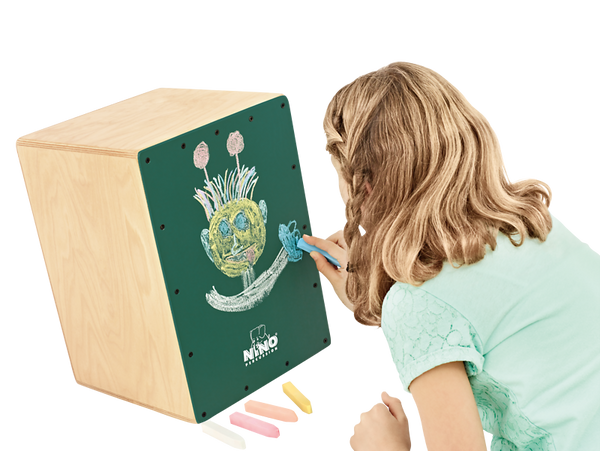NINO® Percussion Tafel Cajon zum Gestalten