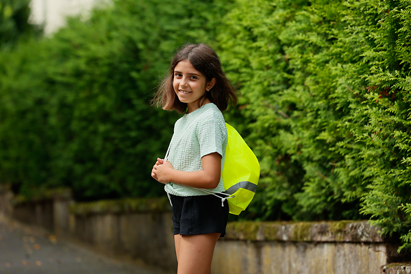 Rucksack mit Reflektorstreifen, 40x35 cm Rucksack mit Reflektorstreifen, 40x35 cm