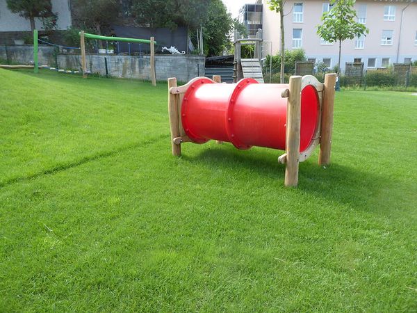 rot tunnel, Spieltunnel, Plastiktunnel, Holzrahmen, Outdoor-Spiel