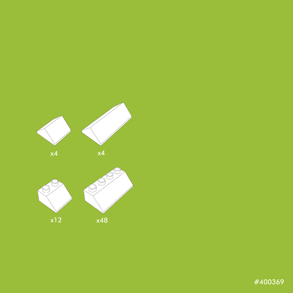 HUBELINO Dachsteine-Set, 68-teilig HUBELINO Dachsteine-Set, 68-teilig