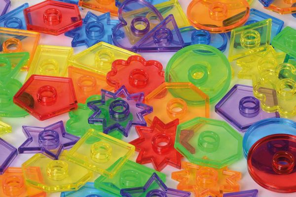 Fädelknöpfe transparent 144 Stück mit 6 Schnüren Fädelknöpfe transparent 144 Stück mit 6 Schnüren