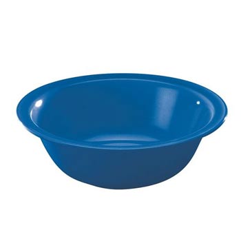 Schüssel, Schüssel aus Kunststoff, Bowl, Becherform, blaue Schüssel