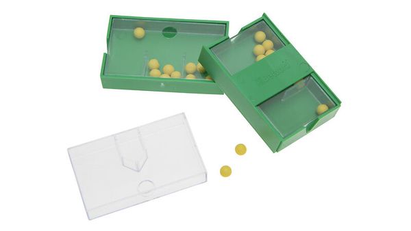 Box, Spielmaterial, Gelbe Kugeln, Grün Box, Aufbewahrungskasten