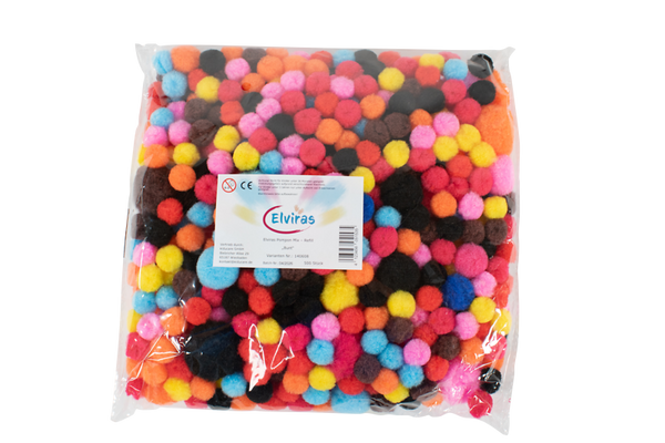 Elviras Pompon Mix "bunt"