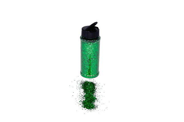 Feines Glitter, 4 Dosen je 85g (rot, grün, blau & pink)