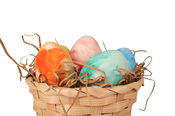 ELVIRAS Kreideeier, marmoriert, in Pappschachtel, 6 Stück ELVIRAS Kreideeier, marmoriert, in Pappschachtel, 6 Stück