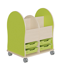 Kinderwagen, Holz, Grün, Aufbewahrung, Kästen