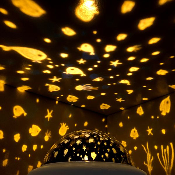 LED-Projektionslampe Ufo, mit 3 Motiveinsätzen LED-Projektionslampe Ufo, mit 3 Motiveinsätzen