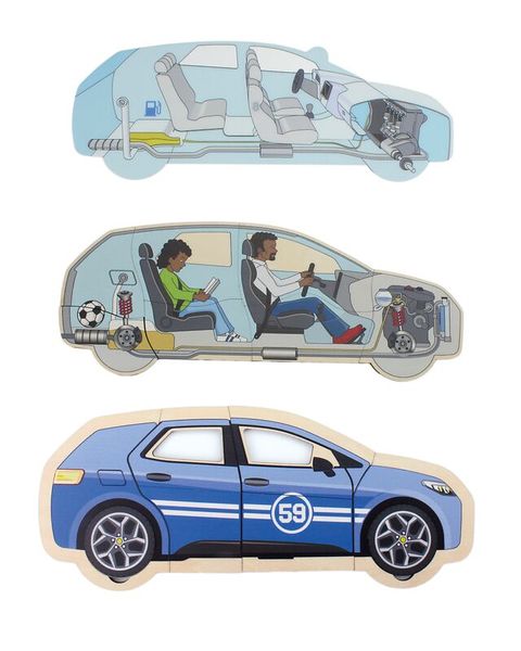 Lagenpuzzle Auto, 33 Teile, ab 4 Jahre