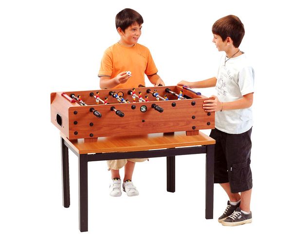 Mini-Tischkicker mit Teleskopstangen, ab 3 Jahre, Farbe wählbar