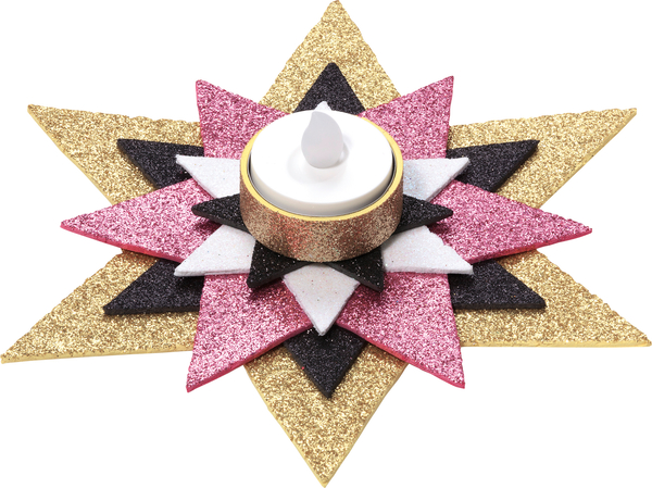 FOLIA Moosgummi Glitter, 20 x 29 cm