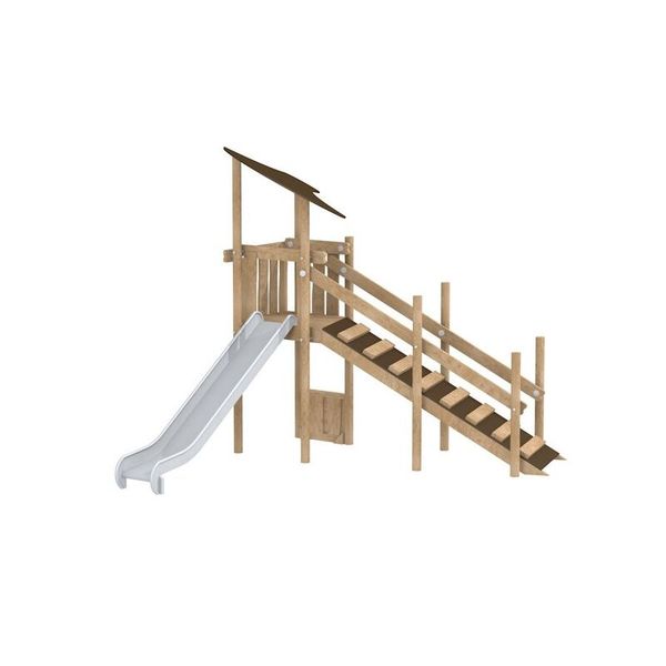 Elbrus Spielturm mit Rutsche Eco 