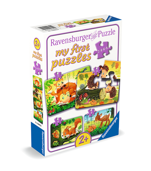 RAVENSBURGER my first puzzles: Kleine Tierfamilien, Kinderpuzzles mit bis zu 8 Teilen, ab 2 Jahre