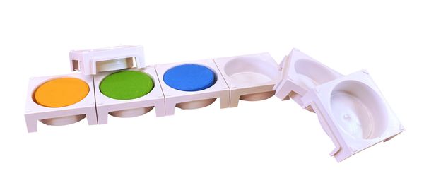 Tempera-Palette Quadrat für 55 mm Blöcke, einzeln