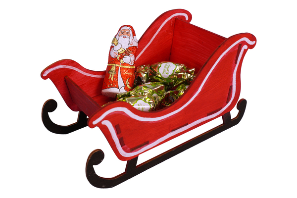 3D Schlitten-Bastelsets aus Holz, 15 cm Länge, 5 Stück (SONDERANGEBOT) 3D Schlitten-Bastelsets aus Holz, 15 cm Länge, 5 Stück (SONDERANGEBOT)